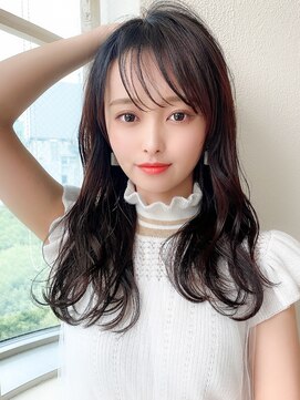 アフロート ディル(AFLOAT D'L) 大人かわいい 2wayバング レイヤーカット グレーベージュ