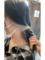 へアサロンアンドカフェガーデン(hair salon&cafe GARDEN)&nbsp;インナーカラー/ブルーブラック/ホワイト/ケアブリーチ