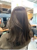 透明感!ほんのりオリーブなブラウンカラー