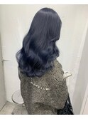 ダブルカラーブルーベージュカラーケアブリーチハイトーンカラー