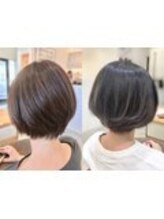《白髪ぼかしハイライト》