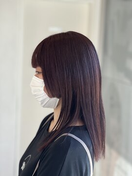 クロエ バイ ラヴィズム 小針店(CLOE by LUVISM) イルミナカラーのサンセット＋姫カット