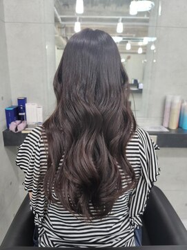 エンディアリング 東銀座(Endearing) 斜めバング/グレージュカラー/デザインカラー/眉毛/銀座/東銀座