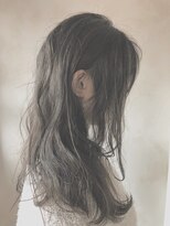 ラフィスヘアーヴィレ 福山店(La fith hair wille)&nbsp;【La fith】 グレイアッシュ×ほつれロングスタイル