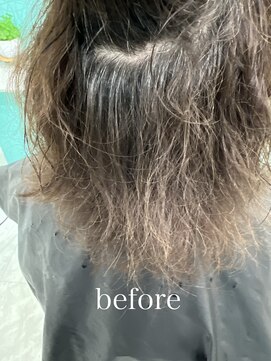 ドライブアンドビジョン 池袋(Drive&Vision) ハイライト縮毛矯正/白髪縮毛矯正[池袋ブリーチ縮毛矯正]