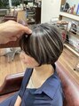 ブリック(brique) ショートやデザインカラーお任せ下さい!白髪ぼかしにもオススメ!