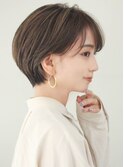 ショートヘア大人ショート小顔ショート前髪長め大分ショートruen