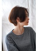 大人可愛いハンサムショートショートボブ30代40代50代60代