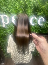 Q2. METEOストレートをかけた後、ヘアアイロンで巻き髪にすることはできますか？