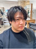 大人のマッシュウルフヘア