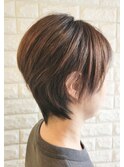 ツーブロックショート×イノアカラー×ハイライト