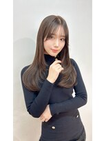 ユーフォリア 渋谷グランデ(Euphoria SHIBUYA GRANDE)&nbsp;エクステ　レイヤーカット　ブラウンカラー　透明感カラー　YUKI