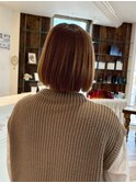美シルエットボブ【寝屋川/髪質改善/白髪ぼかし】