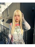 抜きっぱなしブロンド　顔形別ヘアスタイル特集