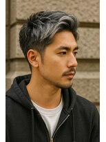 バース 梅田中崎町店(BIRTH)&nbsp;メンズハイライトバレイヤージュメッシュ