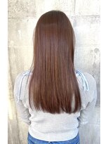 リレア 金町(Relair)&nbsp;大人可愛い艶髪ストレートロング×ピンクベージュ「taku」