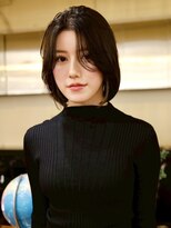 ランプ 代官山(the lamp)&nbsp;20代大人美人美髪ブリーチなし冬ダークトーン小顔レイヤーボブ