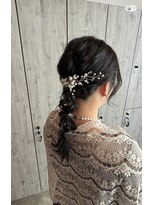 ヘアーリゾートノーブル(Hair Resort Noble) 編みおろしヘアセット