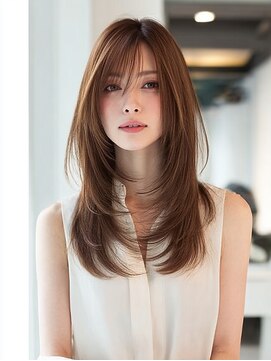 ダル 渋谷/表参道(DAL.) レイヤーカット髪質改善カラー透明感カラー顔まわりカット