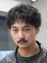 バイフィフス 原宿/表参道(by fifth)&nbsp;メンズシースルーマッシュニュアンスパーマシャドウパーマテテ風