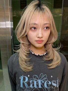 アイコニック 豊田店(ICONIQ) [豊田/ミルクティーブロンド/ダークブルー/ワンホンレイヤー]