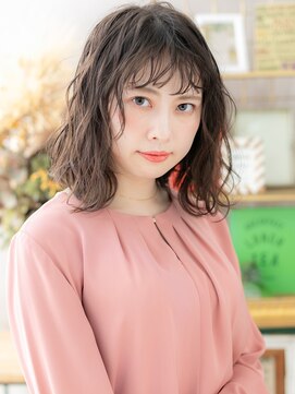 カバーヘアアンドスパ ブリス 浦和(COVER HAIR&SPA bliss) 黒髪ダークアッシュ韓国巻き小顔くびれレイヤーカットh5浦和30代
