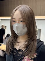 トト 船橋店(toto.)&nbsp;■ダークブルー/レイヤーカット/ミルクティーブロンド[船橋]