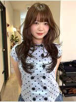 ニコフクオカヘアーメイク(NIKO Fukuoka Hair Make)&nbsp;〈NIKO〉ハッシュカット.ダブルカラー.韓国風レイヤー.ベージュ