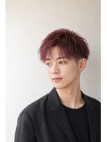 アーダーヘアサロン 武生店(ADER HAIR SALON)&nbsp;個性派メンズに！レッドカラーショート