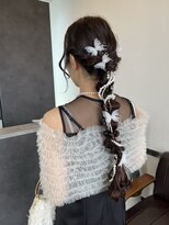 ルシエル(Luxiel)&nbsp;90. ヘアアレンジセット/大人上品アップヘア/グレージュ