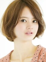 ロンド ブランシュ 錦糸町北口(Lond blanche)&nbsp;【Blanche】グレーベージュが今旬☆すそ揺れセンターパートボブ