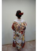 成人式着付け