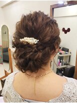 ハットウ(HATTO)&nbsp;編み込み、下目のアップ