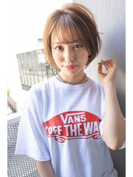 クラン(clan) ネオウルフ＃ココアブラウン大人かわいいショートパーマ