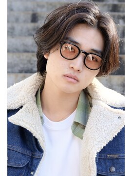 ラレイ(Lalei) 【ささき】かき上げセンターパート×ニュアンスパーマ