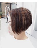 前下がりショートボブ
