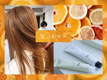 【N.シリーズ】髪の赤味を抑え、透明感のある髪色をかなえる高彩度なカラー【equal船橋】