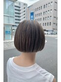 30代40代大人可愛い小顔ショートカット外ハネボブハイライト