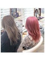 クラン ヘアーアンドスタジオ(CLAN hair & studio)&nbsp;ハイトーンエクステブリーチインナーミルクティーベージュ