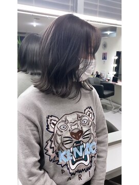 キング 梅田(K!ng) 【梅田】ダブルカラーケアブリーチグレージュ髪質改善カラー