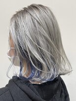 シエラ 心斎橋(CIERA.)&nbsp;CIERA.White×blueハイトーンデザイン/wカラー/デザインカラー