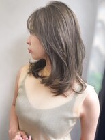 スターズ 川越店(STARS)&nbsp;アッシュグレージュ レイヤーカット 顔周りカット 10代20代 艶髪