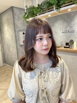 ラボヌールヘアー オリビエ 北千住店(La Bonheur hair Olivier)&nbsp;１回ブリーチで出来る！柔らかいベージュカラー