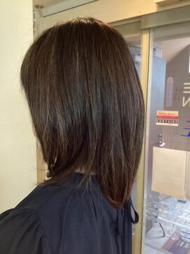 ウエーブ 結ける長さのレイヤー