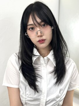 レイリー 原宿 表参道(Rayreee) 似合わせレイヤー/韓国ヘア/10代20代/顔周りレイヤー/セミロング