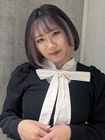 モニカ 栄店(MONIQA)&nbsp;インナーカラー / ピンク × ラベンダーブラウン