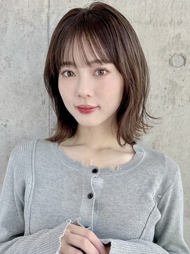 ディーエックス ウエスト(Dxxxx WEST) 前髪こなれミディ 韓国/顔周り/レイヤーカット/イルミナカラー