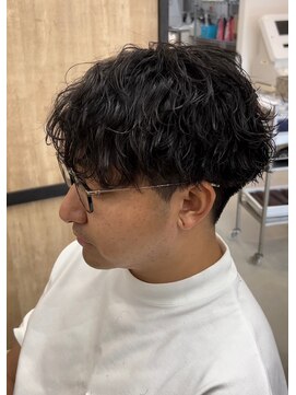エッジ(EDGE) メンズ波巻きツイストスパイラルパーマ刈り上げショートレイヤー