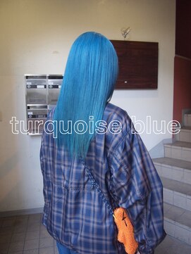 コレットヘアー ザモリオカ(Colette HAIR the MORIOKA) -kanna-♪ 派手すぎない！大人ターコイズブルー♪