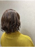 低温デジタルパーマ×ミディアムボブ【TELA HAIR 東川口】